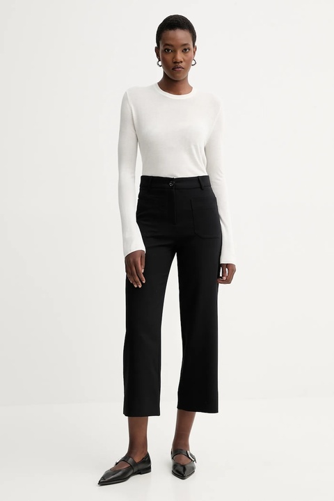 Calvin Klein sweter damski kolor beżowy lekki LV044C339G - zdjęcie produktu nr 1