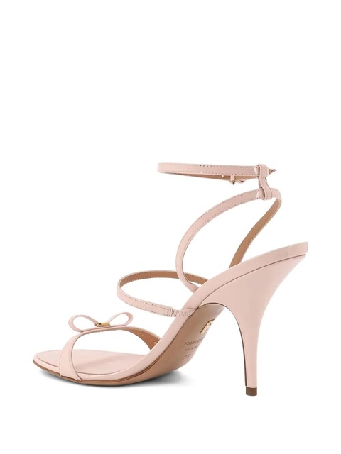 Ferragamo 95mm bow-detail stiletto sandals - Pink - zdjęcie produktu nr 2
