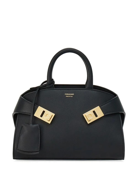 Ferragamo Hug leather mini bag - Black - zdjęcie produktu nr 1