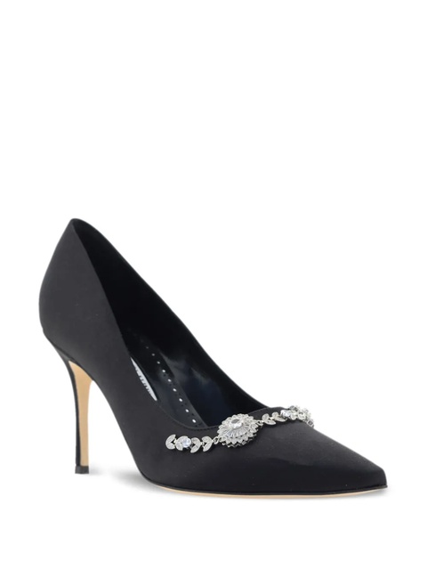 Manolo Blahnik 90mm Fabio pumps - Black - zdjęcie produktu nr 2