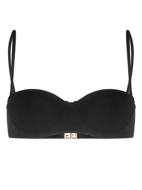 Dolce & Gabbana logo-plaque bikini top - Black - zdjęcie produktu nr 2