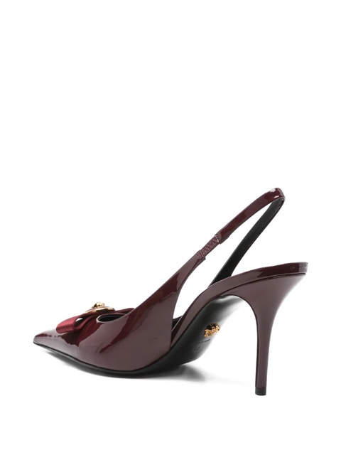 Versace 85mm Gianni Ribbon slingback pumps - Red - zdjęcie produktu nr 2