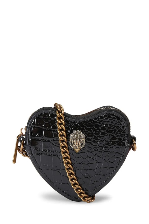 Kurt Geiger London torebka skórzana kolor czarny 9548400409 - zdjęcie produktu nr 1