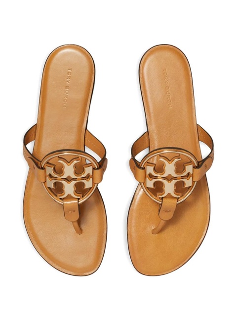Tory Burch miller leather sandals - Brown - zdjęcie produktu nr 1
