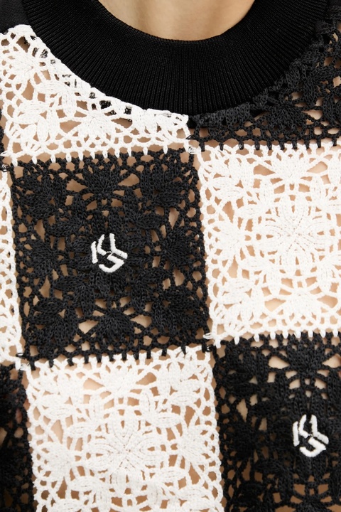 Karl Lagerfeld Jeans sweter damski kolor czarny A2W18030 - zdjęcie produktu nr 2