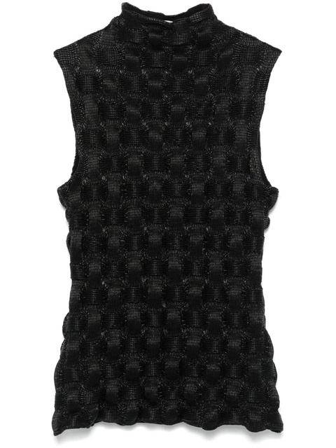 Nanushka roll-neck sleeveless top - Black - zdjęcie produktu nr 1