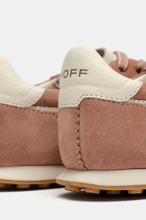 Hoff sneakersy zamszowe BRIDGE damskie kolor różowy 22561023 - zdjęcie produktu nr 1