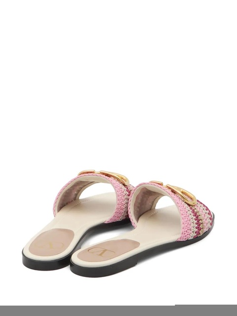 Valentino Garavani VLogo Signature slides - Pink - zdjęcie produktu nr 2