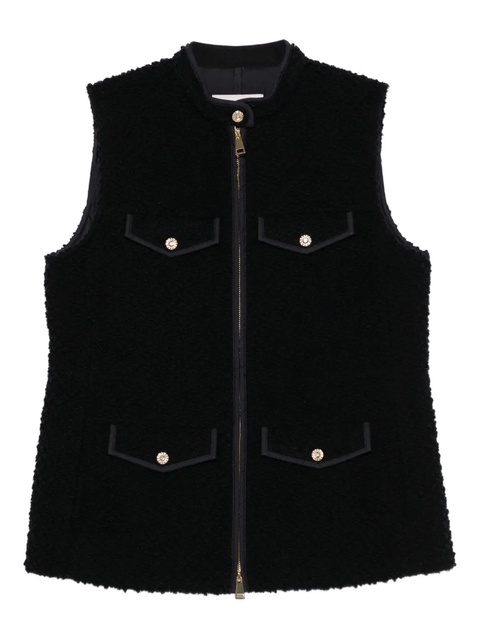 Moncler multi-pocket zip-front gilet - Blue - zdjęcie produktu nr 1