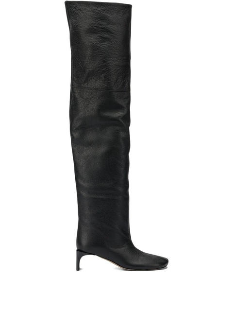 Max Mara 45mm over-the-knee boots - Black - zdjęcie produktu nr 1