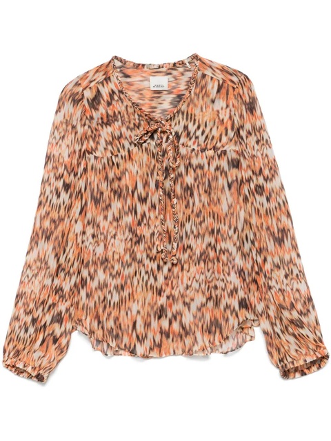 ISABEL MARANT Ametissa blouse - Orange - zdjęcie produktu nr 1