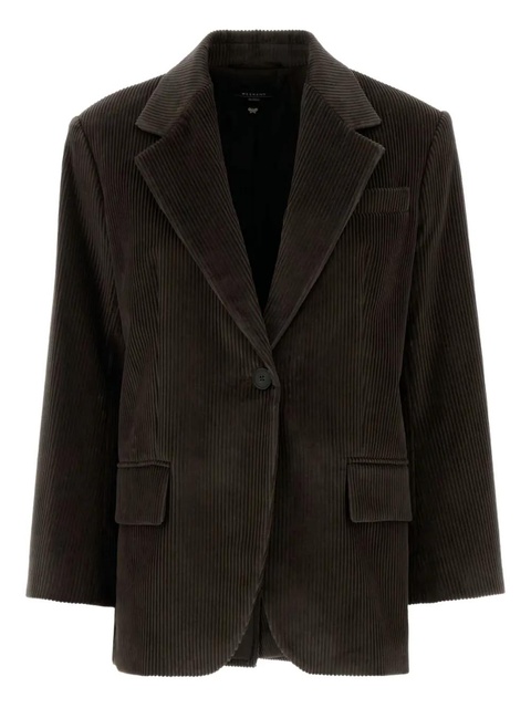 Weekend Max Mara corduroy Formia blazer - Brown - zdjęcie produktu nr 1