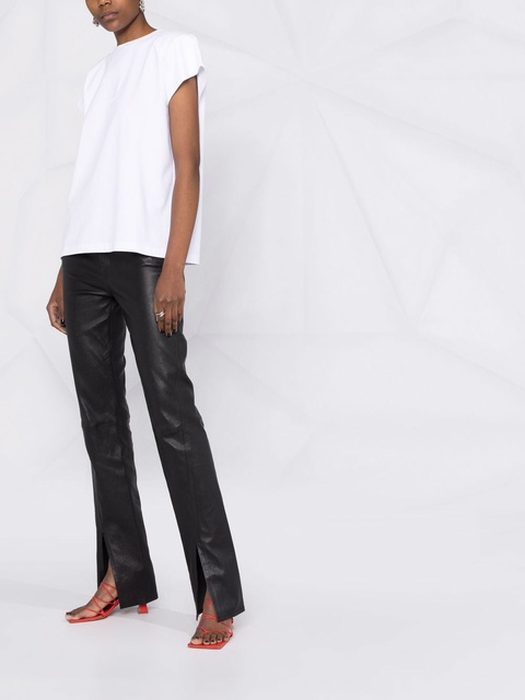 Magda Butrym big shoulder T-shirt - White - zdjęcie produktu nr 2