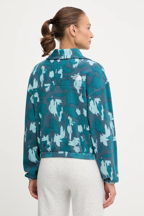 The North Face bluza treningowa Mountain Athletics damska kolor turkusowy wzorzysta NF0A8E30DQD1 - zdjęcie produktu nr 2