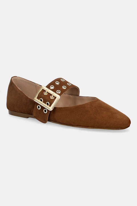 Steve Madden baleriny Atlantica kolor brązowy 11004770 - zdjęcie produktu nr 1
