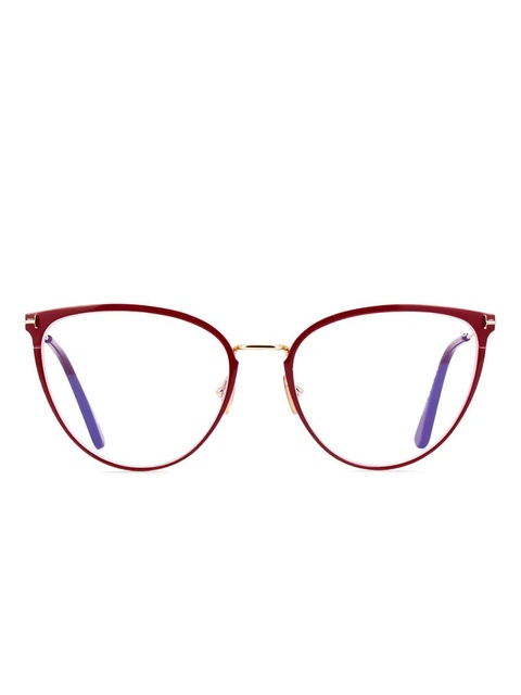 TOM FORD Eyewear cat eye-frame glasses - Red - zdjęcie produktu nr 1