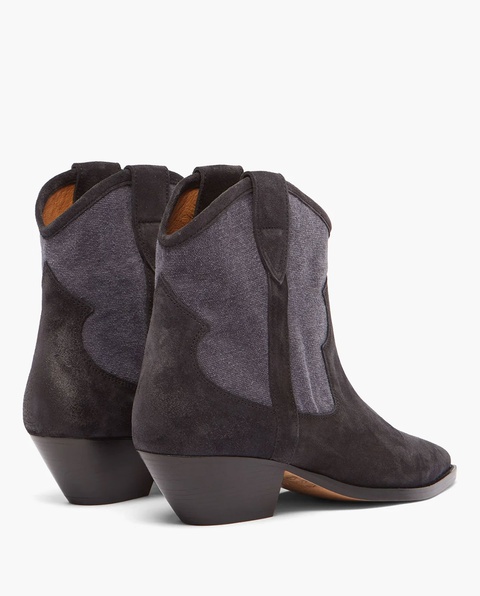 ISABEL MARANT - Kowbojki Demar Faded Black - zdjęcie produktu nr 2