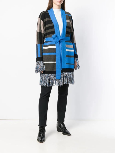 ETRO geometric-print cardigan - Brown - zdjęcie produktu nr 2