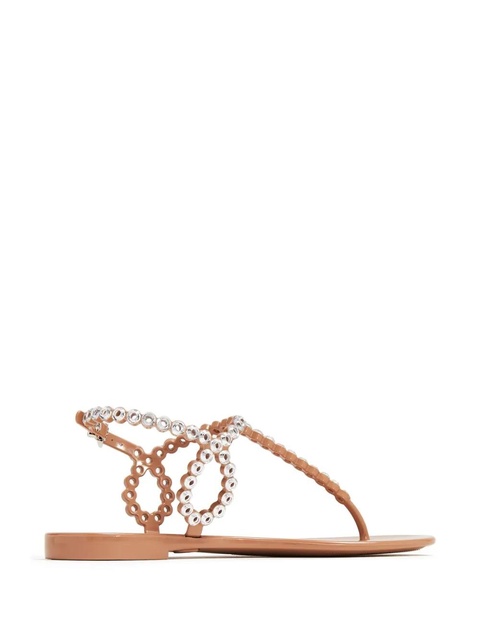 Aquazzura Almost Bare crystal-embellished sandals - Pink - zdjęcie produktu nr 2