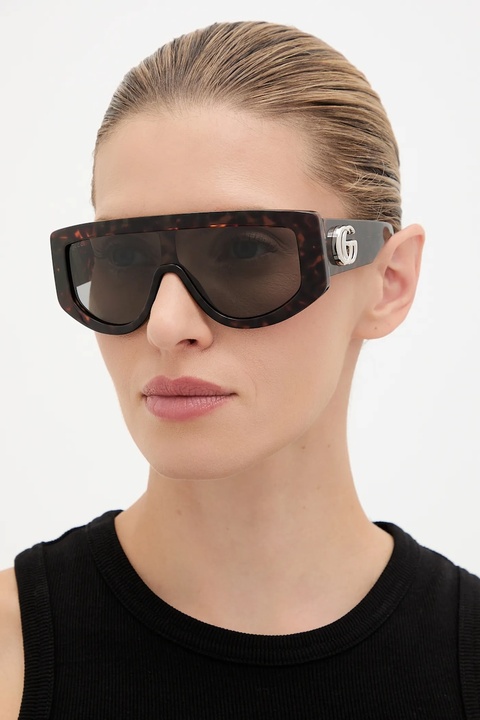 Gucci okulary przeciwsłoneczne damskie kolor brązowy GG1950S - zdjęcie produktu nr 1