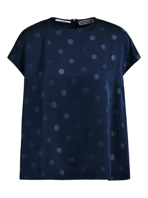 Essentiel Antwerp polka-dot T-shirt - Blue - zdjęcie produktu nr 1