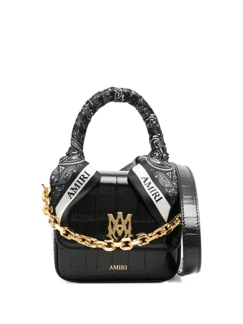 AMIRI crocodile-effect tote bag - Black - zdjęcie produktu nr 1