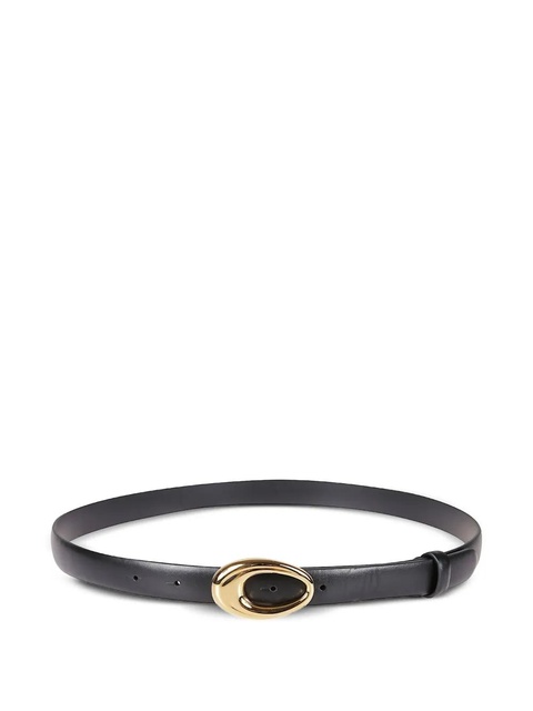 KHAITE oval buckle belt - Black - zdjęcie produktu nr 1
