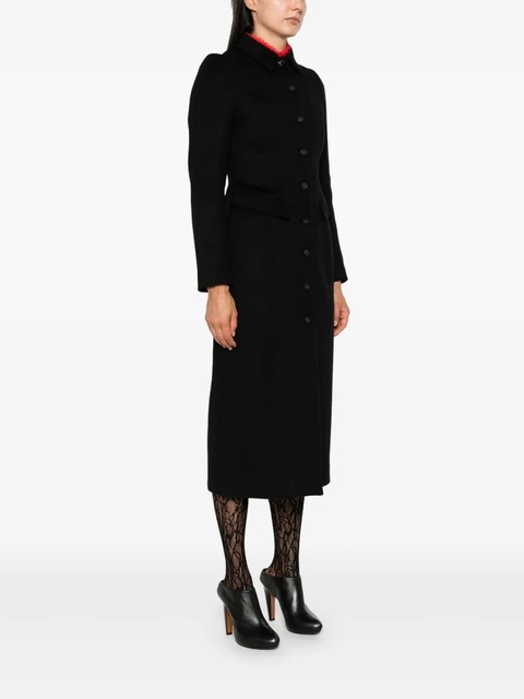 Marine Serre wool coat - Black - zdjęcie produktu nr 2