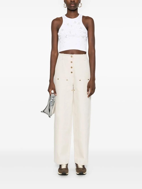 SANDRO sequin-embellished tank top - White - zdjęcie produktu nr 2