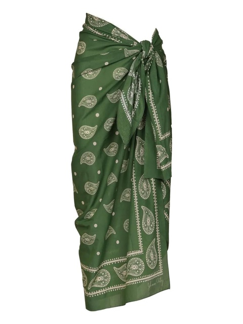 Johanna Ortiz Vibrant Horizons printed pareo - Green - zdjęcie produktu nr 2