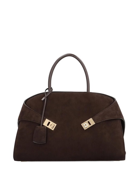 Ferragamo large Hug handbag - Brown - zdjęcie produktu nr 1