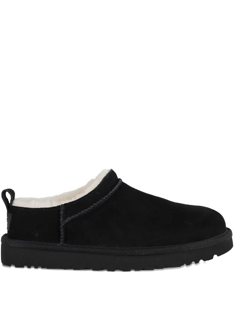UGG sheepskin-lining suede slippers - Black - zdjęcie produktu nr 1