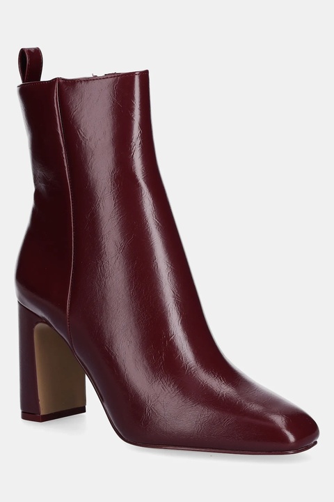Steve Madden botki Adelisa kolor bordowy na słupku 11002626 - zdjęcie produktu nr 1