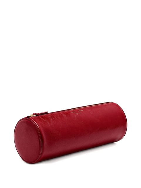 Proenza Schouler cylindrical leather clutch bag - Red - zdjęcie produktu nr 2