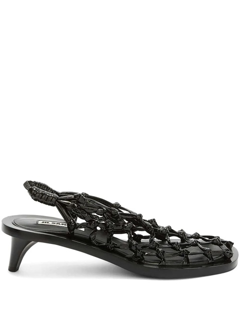 Jil Sander woven pumps - Black - zdjęcie produktu nr 1