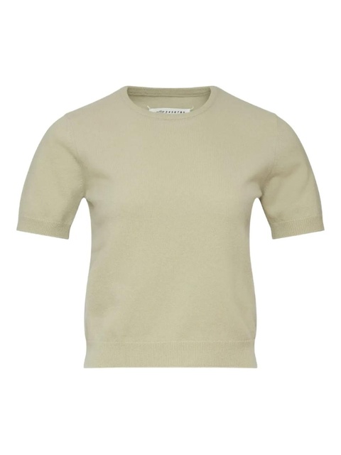 Maison Margiela knitted T-shirt - Neutrals - zdjęcie produktu nr 1