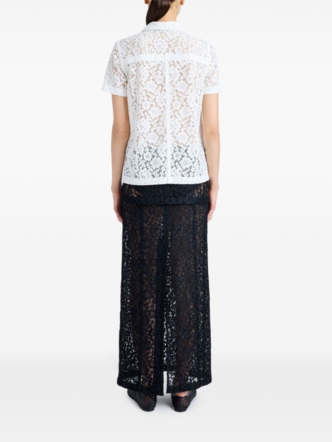 Proenza Schouler Kennedy polo top - White - zdjęcie produktu nr 2