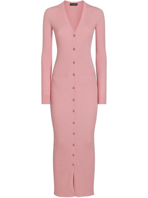Dolce & Gabbana wool long cardigan - Pink - zdjęcie produktu nr 1