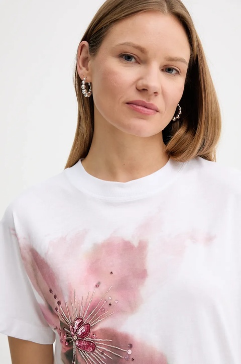 Marciano Guess t-shirt KIM damski kolor biały 5GGI01 6285A - zdjęcie produktu nr 2