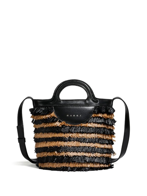 Marni mini fringe bucket bag - Black - zdjęcie produktu nr 1