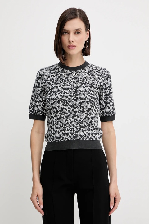 Twinset sweter damskie kolor szary 252AP3232 - zdjęcie produktu nr 1