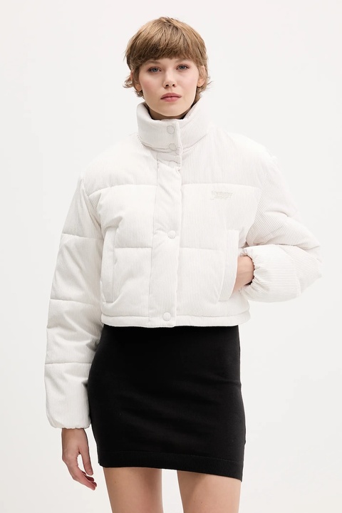 Tommy Jeans kurtka kolor biały zimowa oversize DW0DW21658 - zdjęcie produktu nr 1