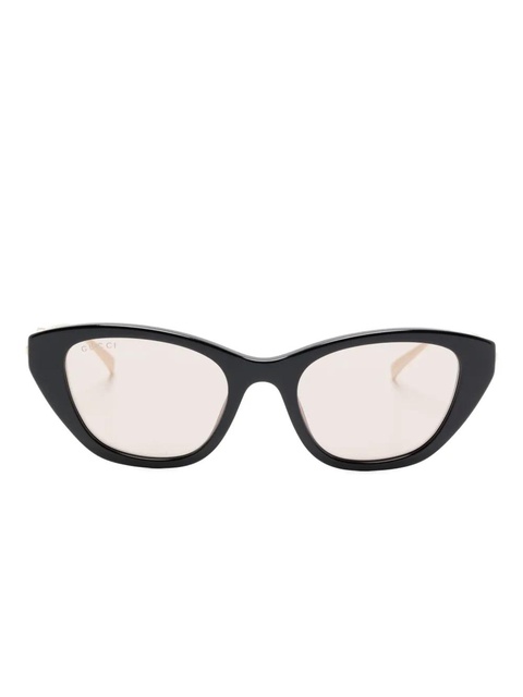 Gucci Eyewear cat-eye frame sunglasses - Black - zdjęcie produktu nr 1