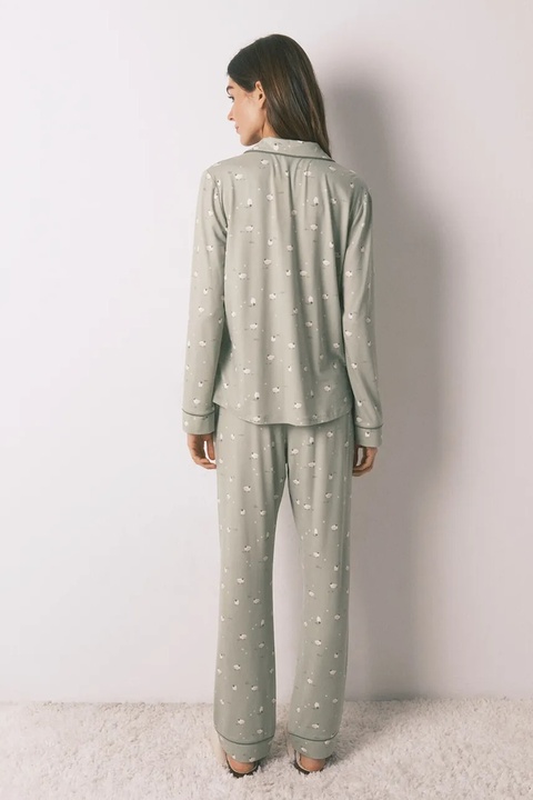 women'secret komplet piżamowy damska kolor zielony 3592480 - zdjęcie produktu nr 2