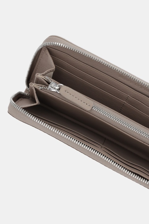 Marc O'Polo portfel skórzany damski kolor beżowy 5000009090 - zdjęcie produktu nr 1