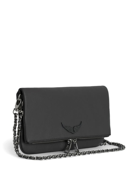Zadig&Voltaire Rock leather clutch bag - Grey - zdjęcie produktu nr 2