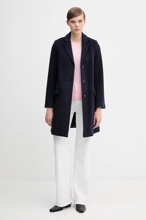 United Colors of Benetton sweter wełniany damski kolor różowy lekki 1002D1K01 - zdjęcie produktu nr 1