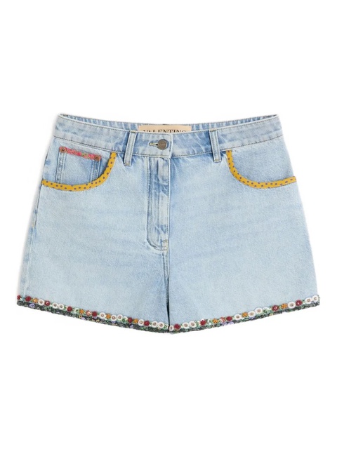 Valentino Garavani cotton shorts - Blue - zdjęcie produktu nr 1