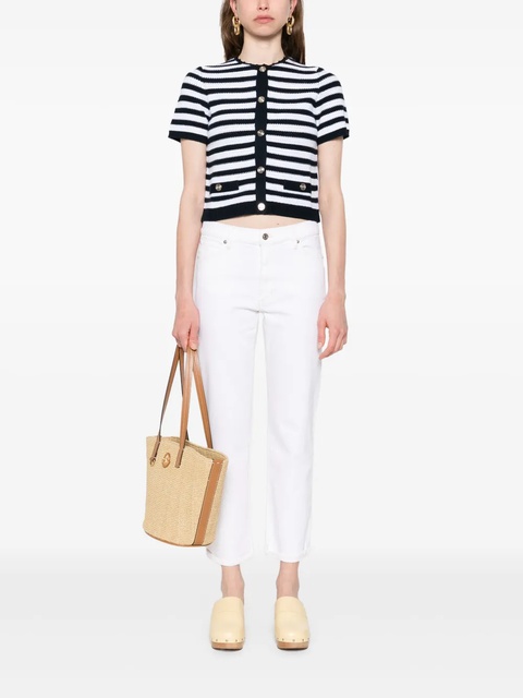 Maje cropped crochet cardigan - White - zdjęcie produktu nr 1