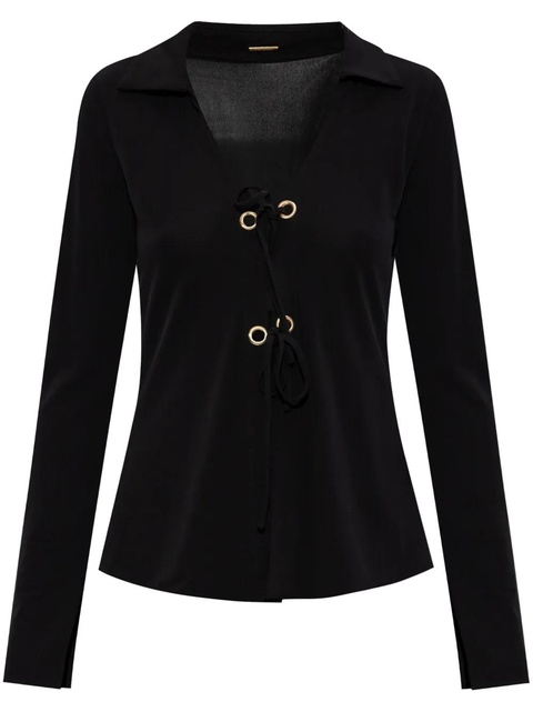 Cult Gaia Sage polo top - Black - zdjęcie produktu nr 1